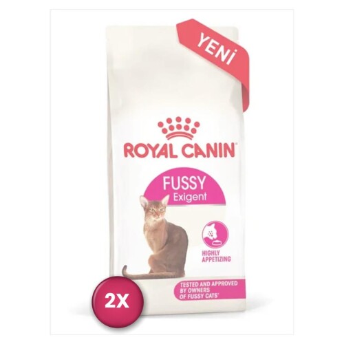 Fussy Exigent Yetişkin Kedi Kuru Maması 400 Gr+400 Gr - 1