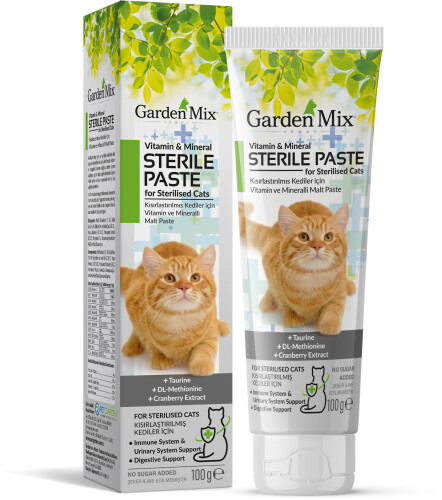 Garden Mix Kedi Steril Multivitamin Macun 100 gr - 1