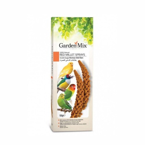 Garden Mix Kuşlar için Platin Kırmızı Dal Darı 150 gr - 1