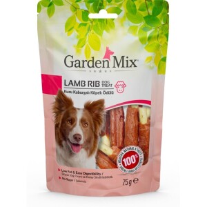 Garden Mix Kuzu Kaburgalı Köpek Ödülü 75 gr - Garden Mix