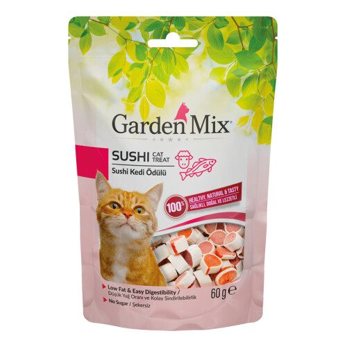 Garden Mix Kuzulu Sushi Kedi Ödülü 60 gr - 1