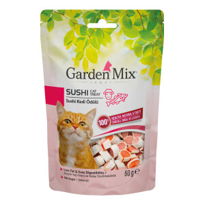 Garden Mix Kuzulu Sushi Kedi Ödülü 60 gr - Garden Mix