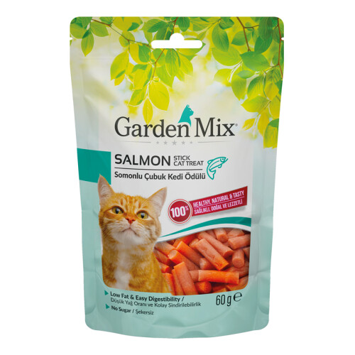 Garden Mix Somonlu Mini Kedi Ödülü 60 gr - 1