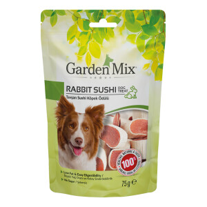 Garden Mix Tavşan Sushi Köpek Ödülü 75 gr - Garden Mix