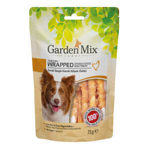 Garden Mix Tavuk Sargılı Kemik Köpek Ödülü 75 gr - Garden Mix