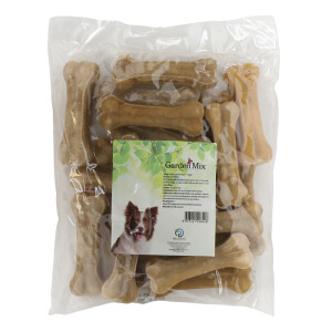 Garden Mix Deri Pres Kemik 10 cm 40-45 gr 20'li Paket - Garden Mix