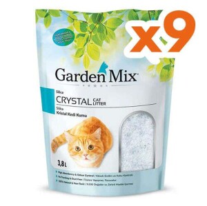 Garden Mix Kristal Kedi Kumu 3,8 lt X 9 Adet - Garden Mix