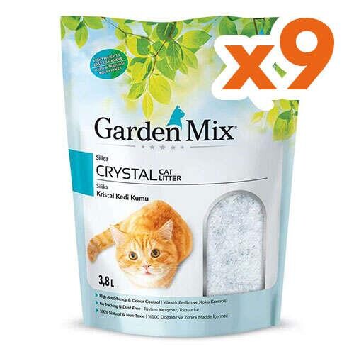 Garden Mix Kristal Kedi Kumu 3,8 lt X 9 Adet - 1