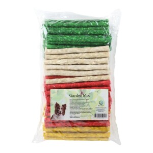 Garden Mix Munchy Stick Renkli Köpek Çiğneme Kemiği 100 Adet - Garden Mix