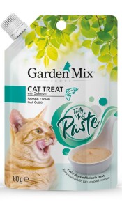 Garden Mix Somon Ezmeli Kedi Ödülü 80 gr - Garden Mix