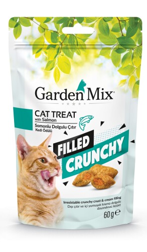 Garden Mix Somonlu İçi Dolgulu Kedi Ödülü 60 gr - 1