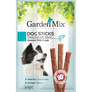 Gardenmix Tahılsız Somonlu Köpek Stick Ödül 3*11gr - Garden Mix