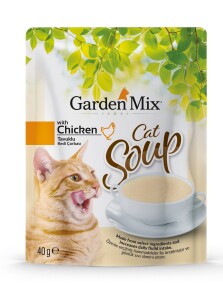 Garden Mix Tavuklu Kedi Çorbası 40 gr - Garden Mix