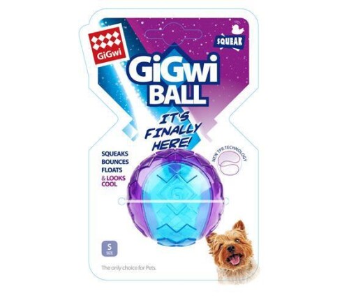 Gigwi Ball Sesli Sert Top Köpek Oyuncağı 5 cm - 1