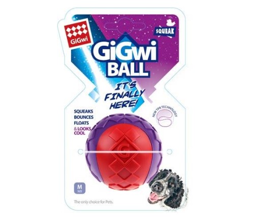Gigwi Ball Sesli Sert Top Köpek Oyuncağı 6 cm - 1