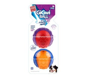 Gigwi Ball Sesli Sert Top Köpek Oyuncağı Large 2'li - Gigwi