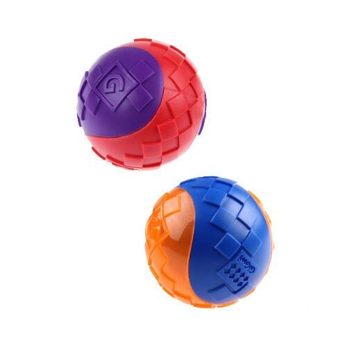 Gigwi Ball Sesli Sert Top Medium Köpek Oyuncağı 2'li - 1