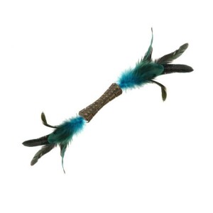 Gigwi Johnny Stick Catnipli Doğal Yeşil Çift Tüylü Kedi Oyuncağı - 2