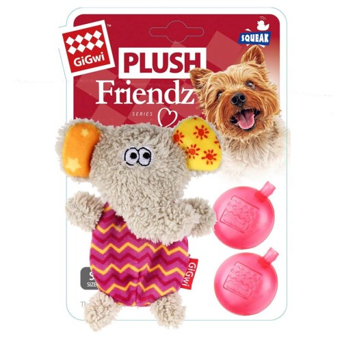 Gigwi Plush Friendz Sesli Peluş Fil Oyuncak - 1