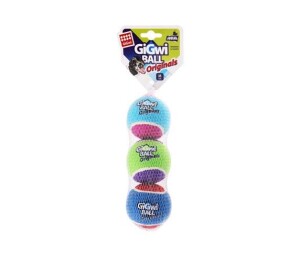 Gigwi Sesli Tenis Topu Köpek Oyuncağı 6 cm 3 Adet - Gigwi