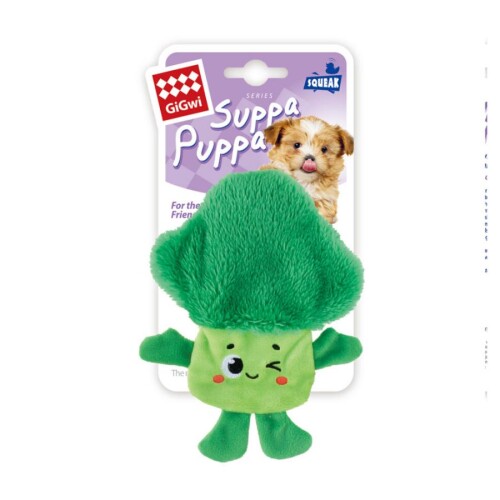 Gigwi Suppa Puppa Brokoli Sesli Köpek Oyuncağı - 1