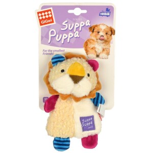 Gigwi Suppa Puppa Peluş Aslan Sesli Yavru Köpek Oyuncağı 16 cm - Gigwi