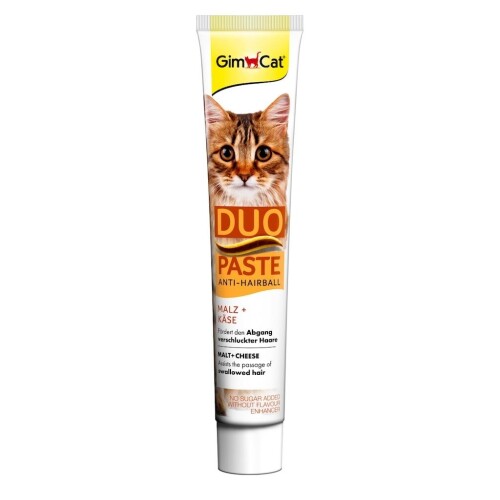 Gimcat Anti-Hairball Duo Paste Peynirli Kedi Macunu Malt 50 gr - 1