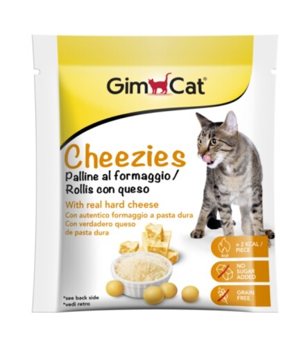Gimcat Cheezies Peynirli Kedi Ödül Tableti 10 gr - 1