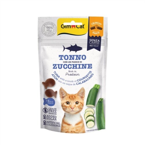 Gimcat Crunchy Ton Balıklı ve Kabaklı Kedi Ödül Maması 50 Gr - 1