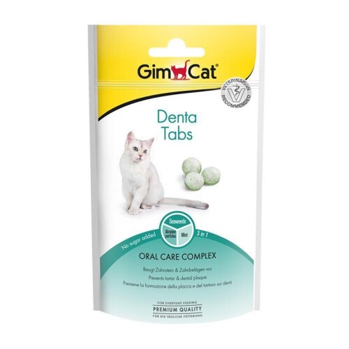 Gimcat Denta Tabs Ağız Diş Sağlığı Kedi Ödülü 40 gr - 1