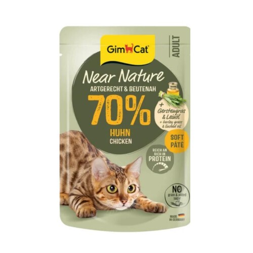 Gimcat Near Nature Tavuklu Yetişkin Kedi Konservesi 85 Gr - 1