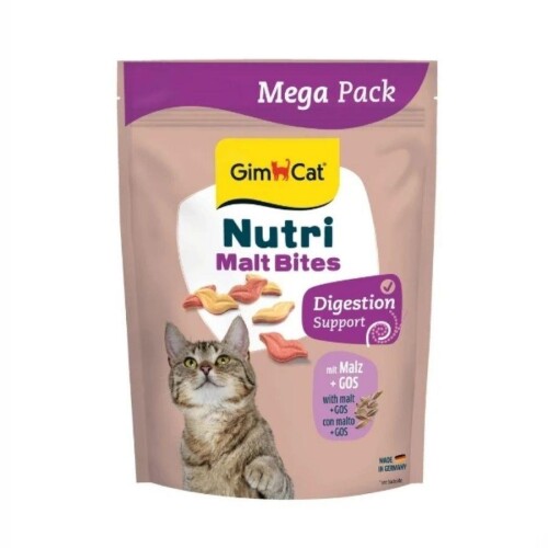 Gimcat Nutri Malt Bites Sindirim Destekleyici Kedi Ödül Tableti 425 Gr - 1