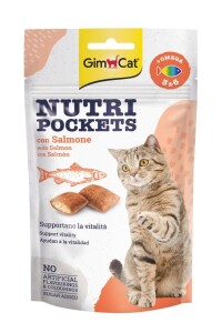 Gimcat Nutri Pockets Somonlu Kedi Ödülü 60 gr - GimCat