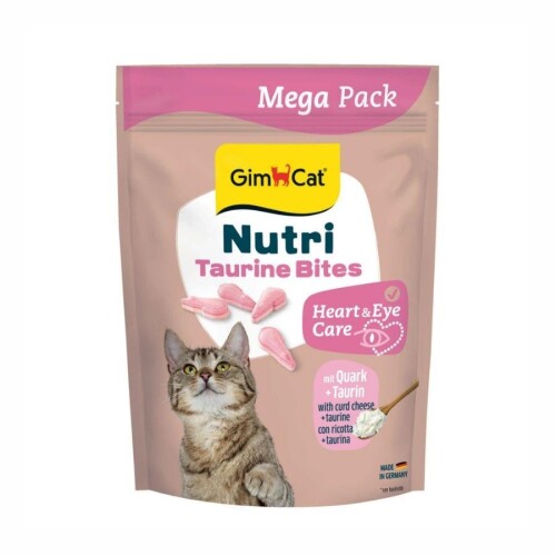 Gimcat Nutri Taurinli ve Lor Peynirli Kedi Ödül Tableti 425 Gr - 1