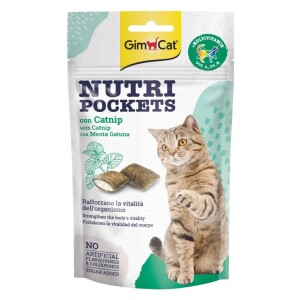 Gimcat Nutripockets Catnipli Multivitamin İçerikli Kedi Ödül Maması 60 gr - GimCat