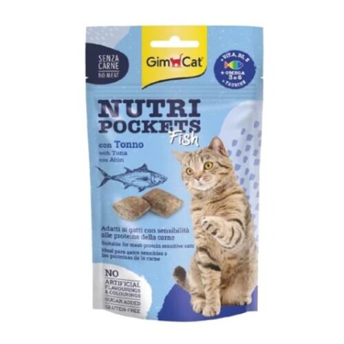 Gimcat Nutripockets Ton Balıklı Kedi Ödülü 60 gr - 1