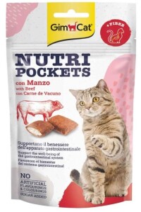 Gimcat Nutripockets Malt İçerikli Biftekli Kedi Ödülü 60 gr - GimCat