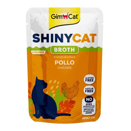 Gimcat Shinycat Pouch Tavuklu Yetişkin Kedi Çorbası 70 gr - 1