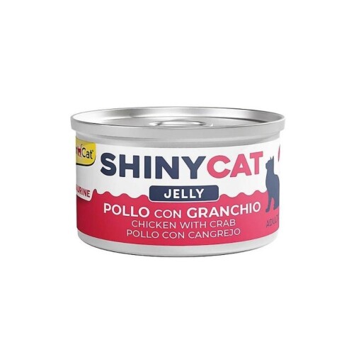 Gimcat Shinycat Fileto Tavuklu ve Yengeçli Kedi Konservesi 70 gr - 1
