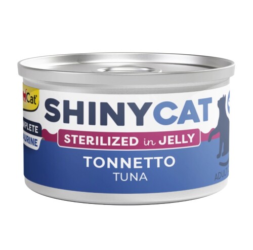 Gimcat Shinycat Sos İçinde Jelly Ton Balıklı Kısırlaştırılmış Kedi Konserve Maması 70 Gr - 1