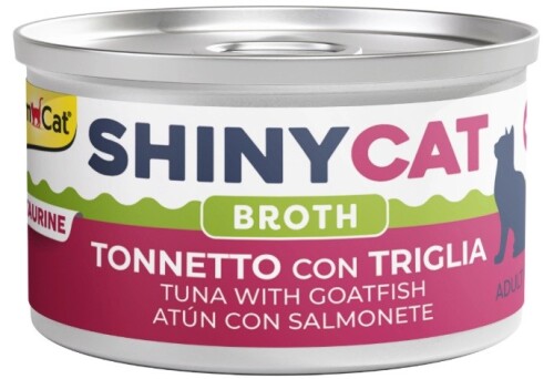 Gimcat Shinycat Sos İçinde Ton Ve Barbun Balıklı Kedi Konserve Maması 70 Gr - 1