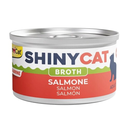 Gimcat Shinycat Sos İçinde Somonlu Kedi Konservesi 70 Gr - 1
