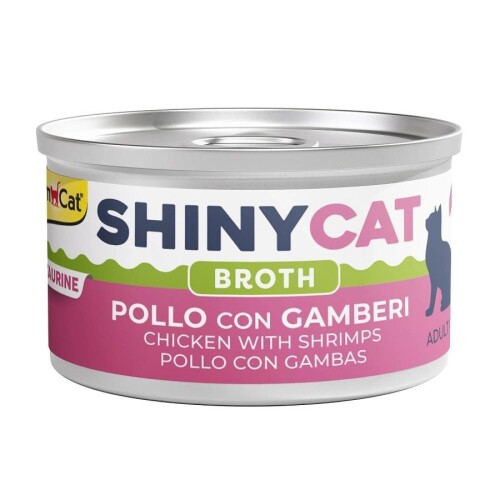Gimcat ShinyCat Soslu Tavuk ve Karidesli Konserve Mama 70 Gr - 1