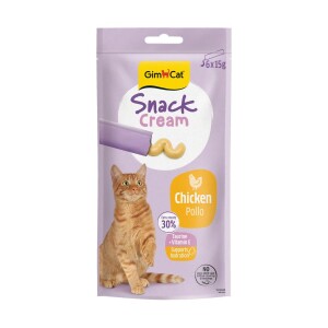 Gimcat Snack Cream Tavuklu Kedi Ödülü 6x15gr - GimCat