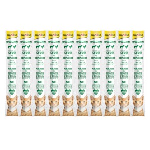 GimCat Sticks Tahılsız Kuzu Etli Ödül Çubuğu 10'lu - GimCat