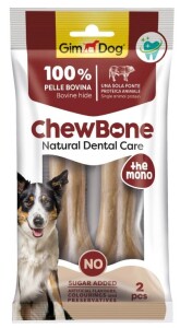 Gimdog Chew Bone Diş Sağlığı Destekleyici Köpek Çiğneme Kemiği 13 cm 2'li - GimDog