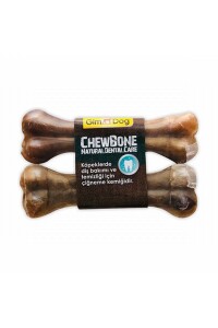 Gimdog Mordimi Natürel Press Kemik Köpek Ödülü 2'li 14 cm - GimDog