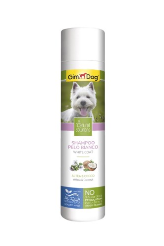 Gimdog Natural Solutions Beyaz Tüylü Köpek Şampuanı 250 ml - 1