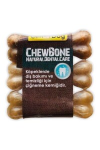 Gimdog Naturel Mordimi Press Kemik 3,5 cm 3'lü - GimDog