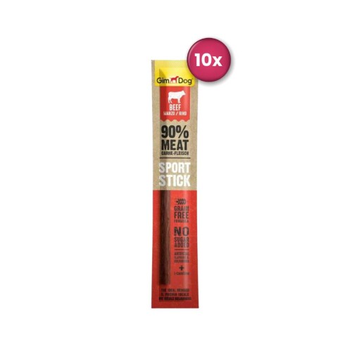 Gimdog Sport Sticks Sığır Etli Tahılsız Köpek Ödül Çubuğu 10 Adet 12 Gr - 1